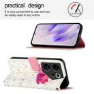 For Tecno Camon 20 Premier 3D Painting Horizontal Flip Leather Phone Case(Flower) - 3