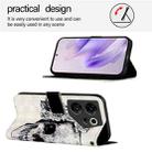 For Tecno Camon 20 Premier 3D Painting Horizontal Flip Leather Phone Case(Skull) - 3