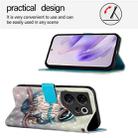 For Tecno Camon 20 Premier 3D Painting Horizontal Flip Leather Phone Case(Grey Owl) - 3