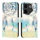 For Tecno Camon 20 / 20 Pro 4G 3D Painting Horizontal Flip Leather Phone Case(Dream Wind Chimes) - 2