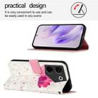 For Tecno Camon 20 / 20 Pro 4G 3D Painting Horizontal Flip Leather Phone Case(Flower) - 3