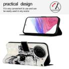 For Tecno Camon 30 Pro 3D Painting Horizontal Flip Leather Phone Case(Skull) - 3