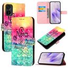 For Tecno Pop 6C 3D Painting Horizontal Flip Leather Phone Case(Chasing Dreams) - 1