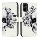 For Tecno Pop 6C 3D Painting Horizontal Flip Leather Phone Case(Skull) - 2