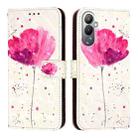 For Tecno Pova 4 Pro 3D Painting Horizontal Flip Leather Phone Case(Flower) - 2