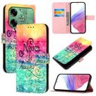 For Tecno Pova 6 4G 3D Painting Horizontal Flip Leather Phone Case(Chasing Dreams) - 1
