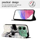 For Tecno Pova 6 4G 3D Painting Horizontal Flip Leather Phone Case(Skull) - 3