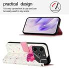 For Tecno Pova 6 5G / Pova 6 Pro 3D Painting Horizontal Flip Leather Phone Case(Flower) - 3