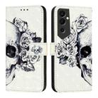 For Tecno Pova Neo 2 3D Painting Horizontal Flip Leather Phone Case(Skull) - 2