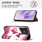 For Tecno Pova Neo 3 3D Painting Horizontal Flip Leather Phone Case(Rose Butterfly) - 3
