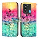 For Tecno Spark 9 3D Painting Horizontal Flip Leather Phone Case(Chasing Dreams) - 2
