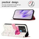 For Tecno Spark 9 3D Painting Horizontal Flip Leather Phone Case(Flower) - 3