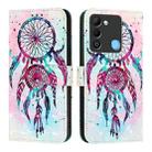 For Tecno Spark 9 3D Painting Horizontal Flip Leather Phone Case(Color Drop Wind Chimes) - 2