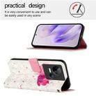 For Tecno Spark 10 5G 3D Painting Horizontal Flip Leather Phone Case(Flower) - 3