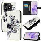 For Tecno Spark 20 3D Painting Horizontal Flip Leather Phone Case(Skull) - 1