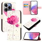 For Tecno Spark 20 Pro 5G 3D Painting Horizontal Flip Leather Phone Case(Flower) - 1