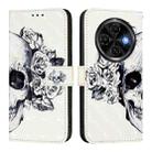 For Tecno Spark 30C 3D Painting Horizontal Flip Leather Phone Case(Skull) - 2