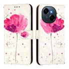 For Tecno Spark Go 1 / Go 2025 3D Painting Horizontal Flip Leather Phone Case(Flower) - 2