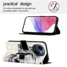 For Tecno Spark Go 1 / Go 2025 3D Painting Horizontal Flip Leather Phone Case(Skull) - 3