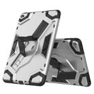 For iPad mini (2019) / mini 5 Escort Series TPU + PC Shockproof Protective Case with Holder(Silver) - 1