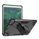 For iPad 9.7 (2018) & (2017) Escort Series TPU + PC Shockproof Protective Case with Holder(Black) - 1