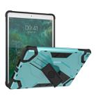 For iPad 9.7 (2018) & (2017) Escort Series TPU + PC Shockproof Protective Case with Holder(Mint Green) - 1