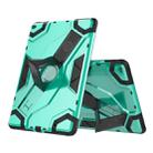 For iPad Air 2 / iPad 6 Escort Series TPU + PC Shockproof Protective Case with Holder(Mint Green) - 1