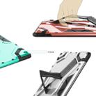 For iPad Air 2 / iPad 6 Escort Series TPU + PC Shockproof Protective Case with Holder(Mint Green) - 4