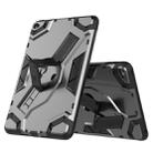 For iPad mini 4 Escort Series TPU + PC Shockproof Protective Case with Holder(Black) - 1