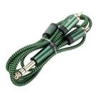 6.35mm Male to Dual RCA Female Audio Adapter Cable, Length:0.5m(Green) - 2