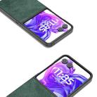 For Motorola Razr 50 Ultra Dual Color Lichi Texture PU Phone Case(Green) - 2