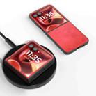 For Motorola Razr 60 Ultra Cowhide Texture PU Phone Case(Red) - 2