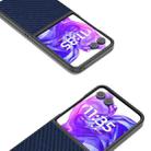 For Motorola Razr 50 Ultra Carbon Fiber Texture Protective Phone Case(Dark Blue) - 2