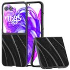 For Motorola Razr 50 Ultra Galactic Pattern Protective Phone Case(Black) - 1