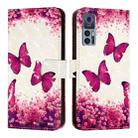 For TCL 30 4G 3D Painting Horizontal Flip Leather Phone Case(Rose Butterfly) - 2