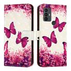 For TCL 30 SE 3D Painting Horizontal Flip Leather Phone Case(Rose Butterfly) - 2