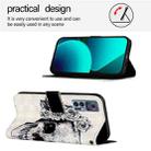 For TCL 30+ 3D Painting Horizontal Flip Leather Phone Case(Skull) - 3