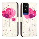For TCL 50 5G 3D Painting Horizontal Flip Leather Phone Case(Flower) - 2
