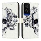 For TCL 50 5G 3D Painting Horizontal Flip Leather Phone Case(Skull) - 2