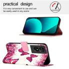 For TCL 50 SE 3D Painting Horizontal Flip Leather Phone Case(Rose Butterfly) - 3