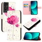 For TCL 50 SE 3D Painting Horizontal Flip Leather Phone Case(Flower) - 1