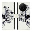 For TCL 50 XL 5G 3D Painting Horizontal Flip Leather Phone Case(Skull) - 2