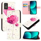 For TCL 403 3D Painting Horizontal Flip Leather Phone Case(Flower) - 1