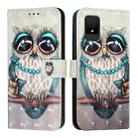 For TCL 502 3D Painting Horizontal Flip Leather Phone Case(Grey Owl) - 2