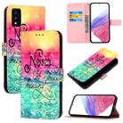 For TCL 30T T603DL 3D Painting Horizontal Flip Leather Phone Case(Chasing Dreams) - 1