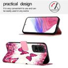 For TCL 50 LE 5G 3D Painting Horizontal Flip Leather Phone Case(Rose Butterfly) - 3