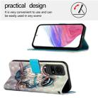 For TCL 50 LE 5G 3D Painting Horizontal Flip Leather Phone Case(Grey Owl) - 3