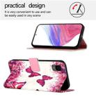 For TCL 30Z T602DL 3D Painting Horizontal Flip Leather Phone Case(Rose Butterfly) - 3