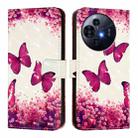 For TCL 50 Pro NxtPaper 3D Painting Horizontal Flip Leather Phone Case(Rose Butterfly) - 2