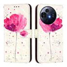 For TCL 50 Pro NxtPaper 3D Painting Horizontal Flip Leather Phone Case(Flower) - 2